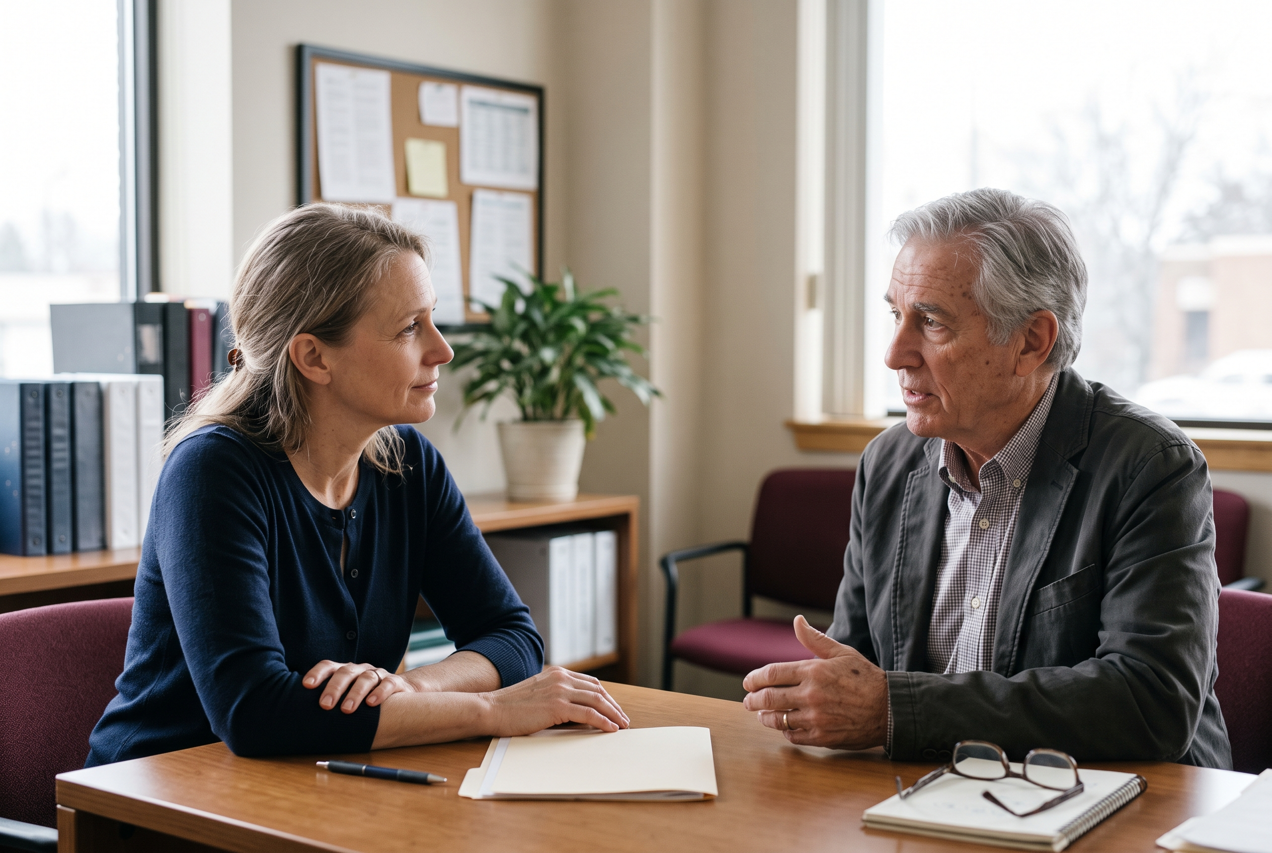 Medicare guidance conversation with an advisor